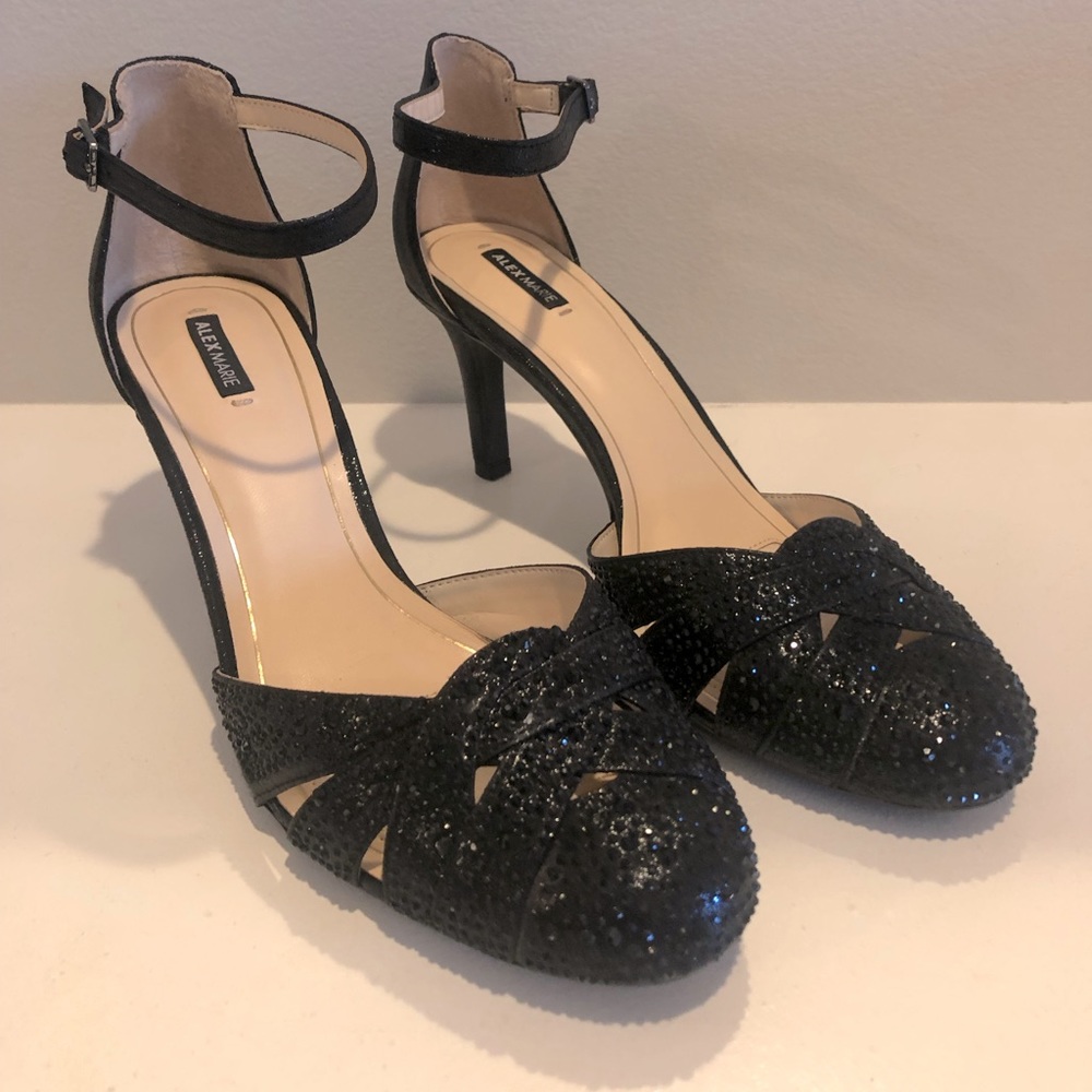 Alex Marie sparkly toe heels size 10